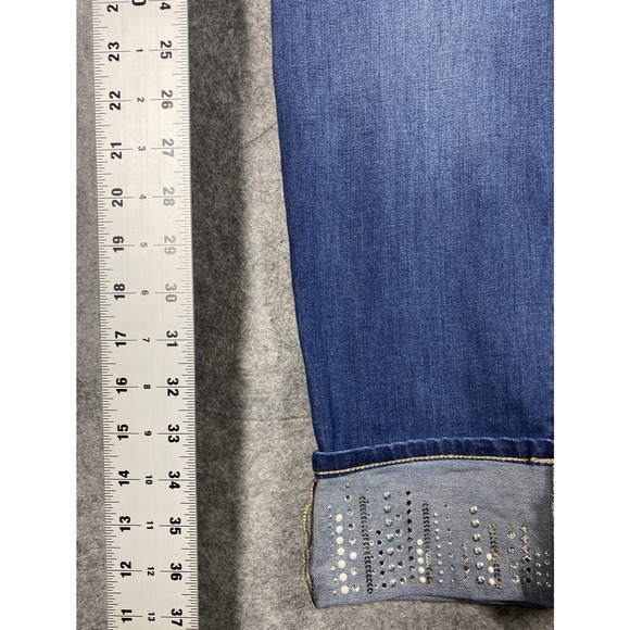 Lane Bryant Blue Ankle & Cropped Jeans - Picture 5 of 10